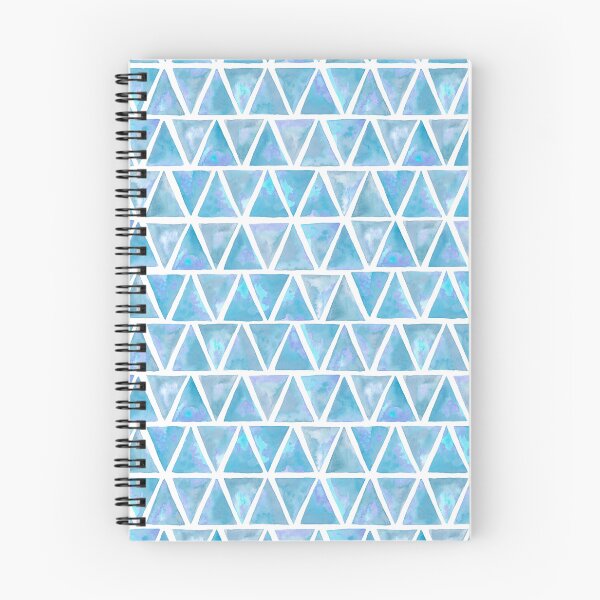 Item preview, Blue Watercolor Triangles designed and sold by GinColorist.