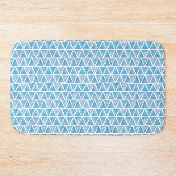 Item preview, Blue Watercolor Triangles designed and sold by GinColorist.