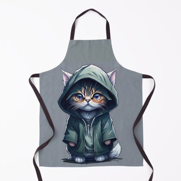 Item preview, Cat miaw- A cute little cat wearing a cap and looking pitiful is waiting for you to take it home. designed and sold by SurrealAnimals.