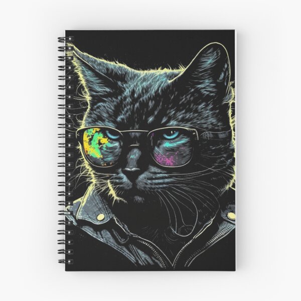 Item preview, Cat Daddy Black Cat Vintage Eighties Style Cat Retro designed and sold by bajon0032.