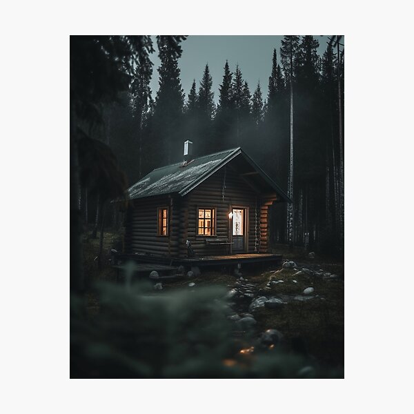 Item preview, Cabin in the woods designed and sold by TommyAnderson.