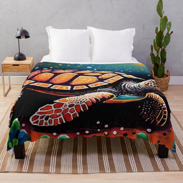 Item preview, Turtles in indigenous Aboriginal Art Dreamtime Stories designed and sold by Michael Voyler.