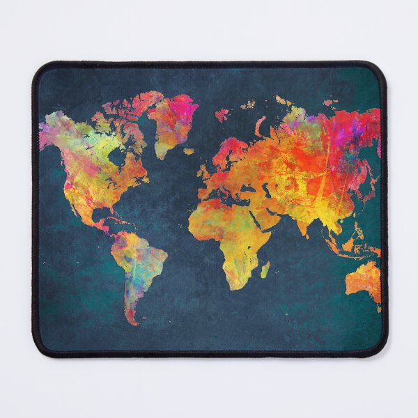 Item preview, World Map designed and sold by JBJart.