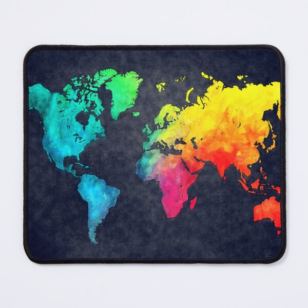 Item preview, world map watercolor 6 #map #worldmap designed and sold by JBJart.
