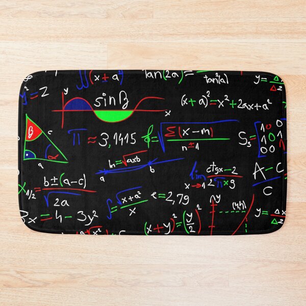 Item preview, Handwritten Math Formulas | Algebra Formulas Collage designed and sold by EngineersArt.