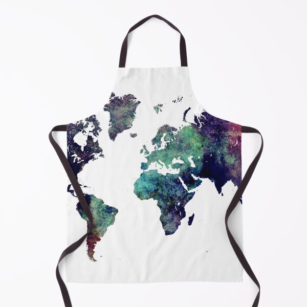 Item preview, Map world art after Ice age #map #worldmap designed and sold by JBJart.