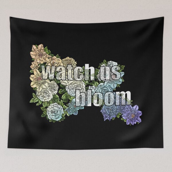 Item preview, Watch Us Bloom Clematis And Roses Genderfaun 2023 designed and sold by Art by Veya.
