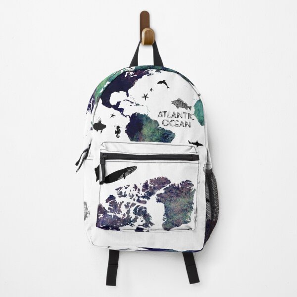 Item preview, World Map Oceans #map #worldmap designed and sold by JBJart.