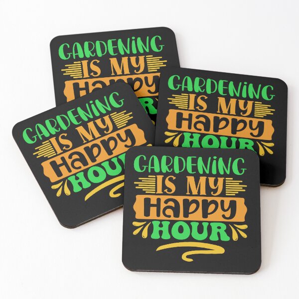 Item preview, Gardening Is My Happy Hour designed and sold by GrumpyFella.