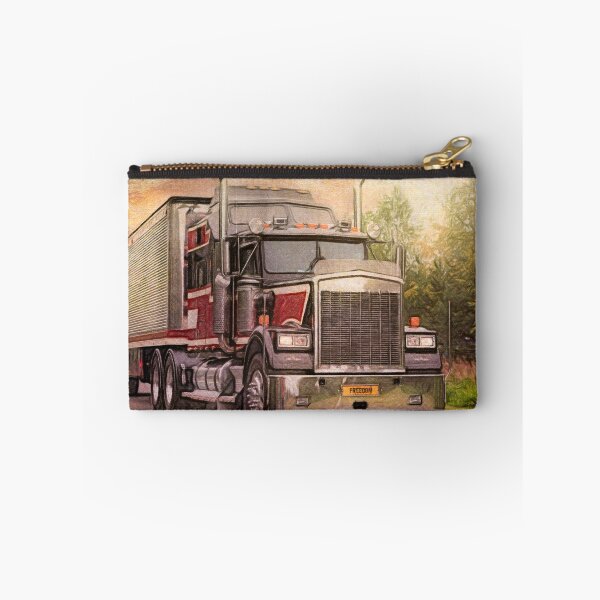 Item preview, Classic American Semi Trailer Truck Trucking on Highway designed and sold by Taina Sohlman.