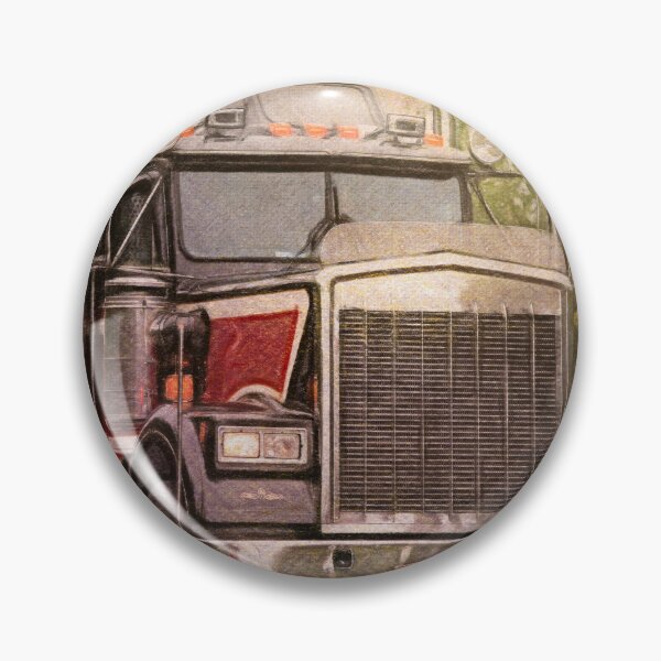 Item preview, Classic American Semi Trailer Truck Trucking on Highway designed and sold by Taina Sohlman.