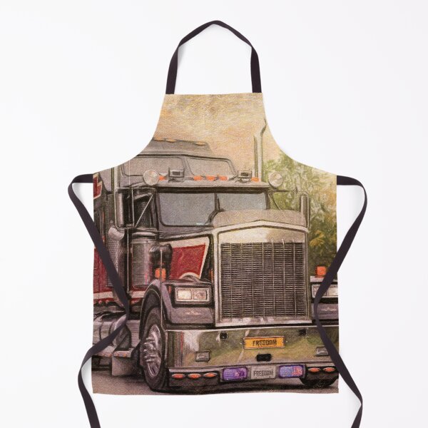 Item preview, Classic American Semi Trailer Truck Trucking on Highway designed and sold by Taina Sohlman.