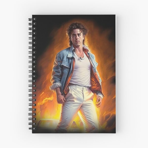 Item preview, Eddie Munson Downey Jr. Stranger Things designed and sold by RETRO1985.