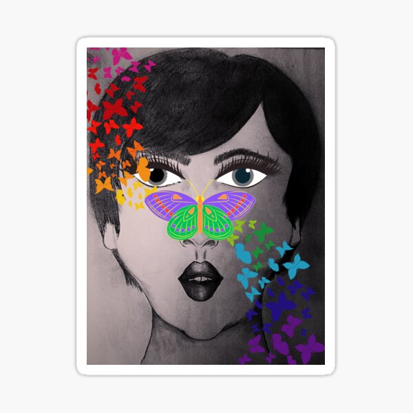 Item preview, Rainbow Butterfly designed and sold by Vanessa Hogle.