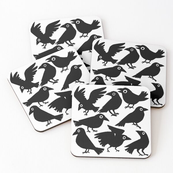 Item preview, Cute crows pattern  designed and sold by Yarafantasyart.