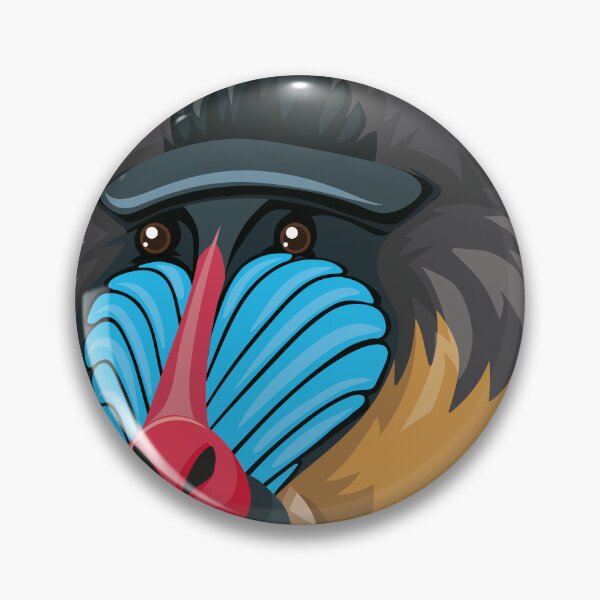 Item preview, Overall, the mandrill monkey design is a beautiful and stunning representation of this unique and adorable species. designed and sold by TrendsDesign	 ⭐⭐⭐⭐⭐.