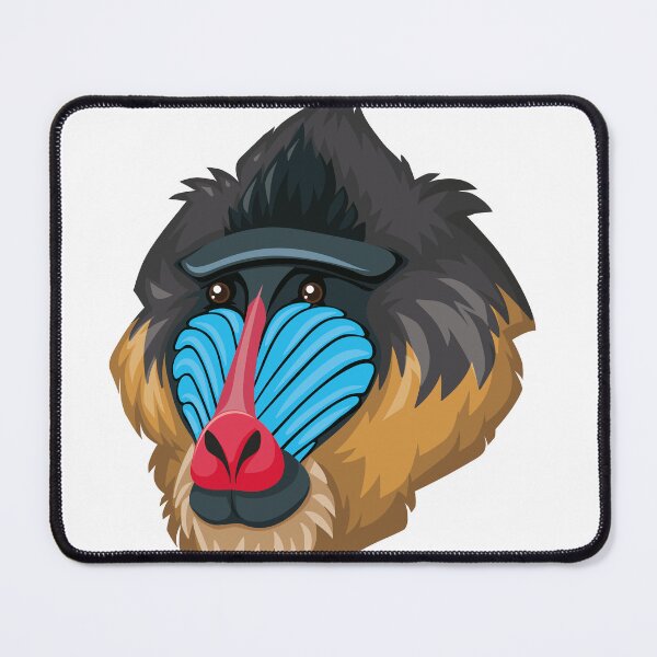 Item preview, Overall, the mandrill monkey design is a beautiful and stunning representation of this unique and adorable species. designed and sold by TrendsDesign	 ⭐⭐⭐⭐⭐.