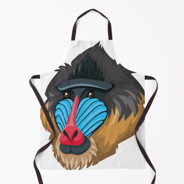 Item preview, Overall, the mandrill monkey design is a beautiful and stunning representation of this unique and adorable species. designed and sold by TrendsDesign	 ⭐⭐⭐⭐⭐.