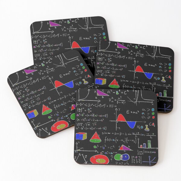 Item preview, Handwritten Math Equations | Geometric Algebric Formulas Collage designed and sold by EngineersArt.