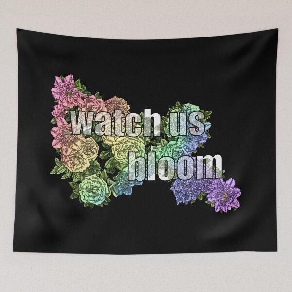 Item preview, Watch Us Bloom Clematis And Roses Rainbow 2023 designed and sold by Art by Veya.