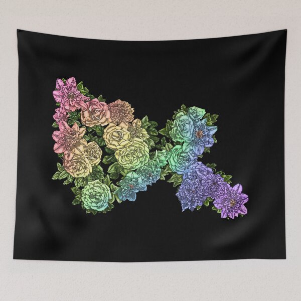 Item preview, Clematis and Roses Rainbow 2023 designed and sold by Art by Veya.