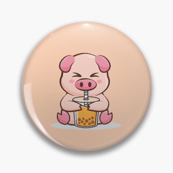 Item preview, piglet boba designed and sold by minimalart09.