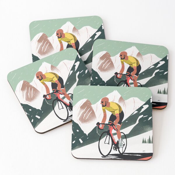 Item preview, Inspired by Marco Pantani... snow in the mountains designed and sold by LaFugaCycling.