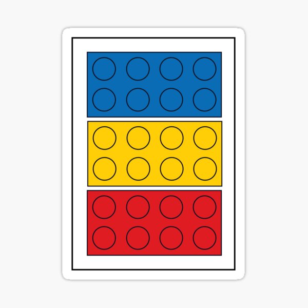 block-bricks-3-classic-blocks-sticker-for-sale-by-nathanthenerd-redbubble for Free Printable Lego Name Tags Block Bricks 3 (Classic Blocks)