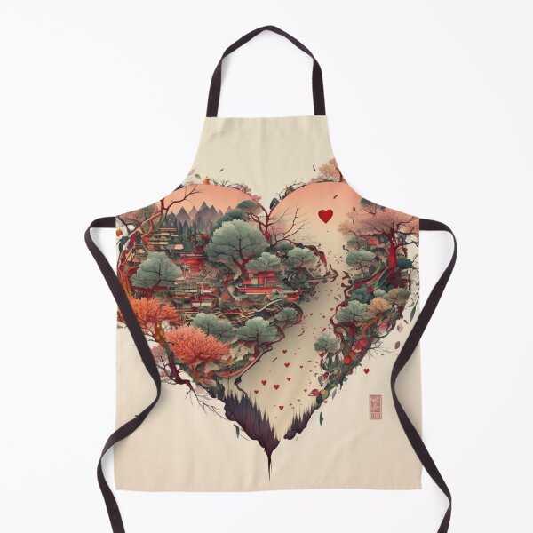 Item preview, Heart with Cherry Blossom Bonsai designed and sold by BeachBumPics.