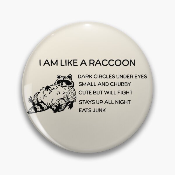 Item preview, I am like Raccoon designed and sold by ValentinaHramov.