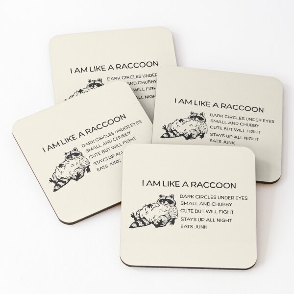 Item preview, I am like Raccoon designed and sold by ValentinaHramov.