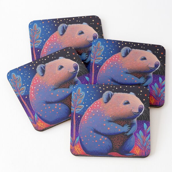 Item preview, Cute Wombats Adorable Marsupials of Australia Wildlife designed and sold by Michael Voyler.