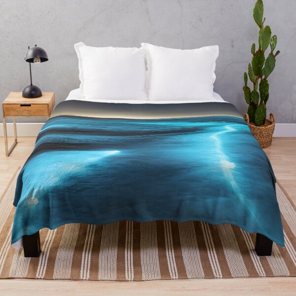 Item preview, Bioluminescent Waves, ink drawing, Ai Generated Art designed and sold by ACC .