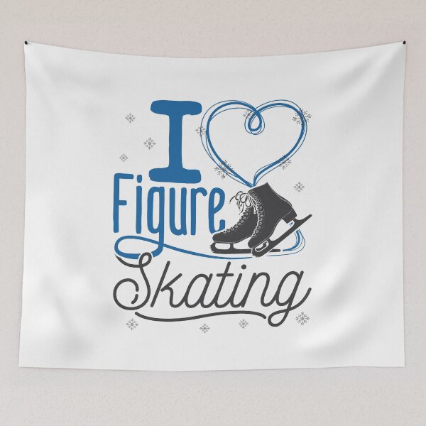 Item preview, I Heart Figure Skating Ice Skater Love designed and sold by jaygo.