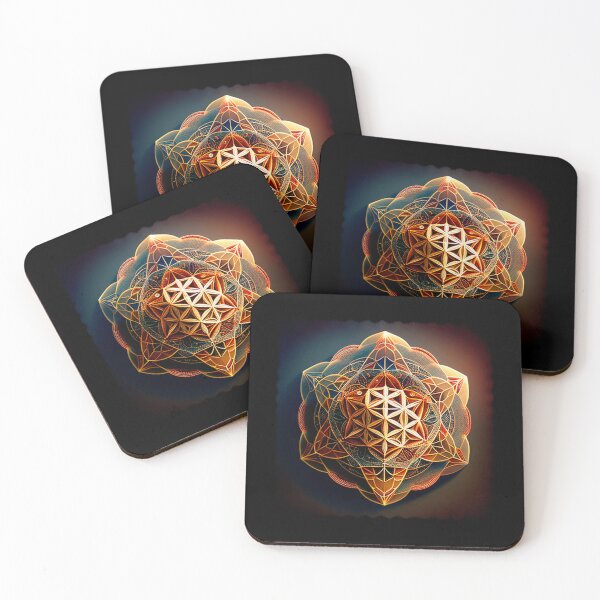 Item preview, Sacred Geometry – circular image with vibrant colors representing the symbol of Sacred Geometry. designed and sold by Estevam Marinho.