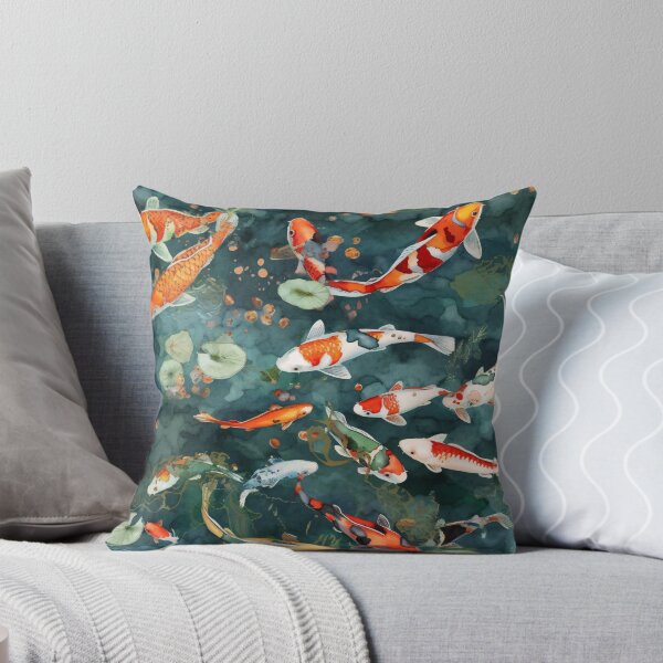 Item preview, Japanese Koi Fish Pond designed and sold by Apeful.