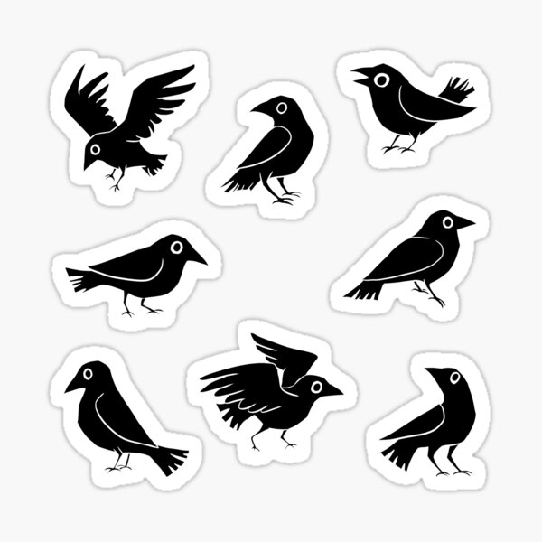 Sticker Ski Black Crows - ref.d18989