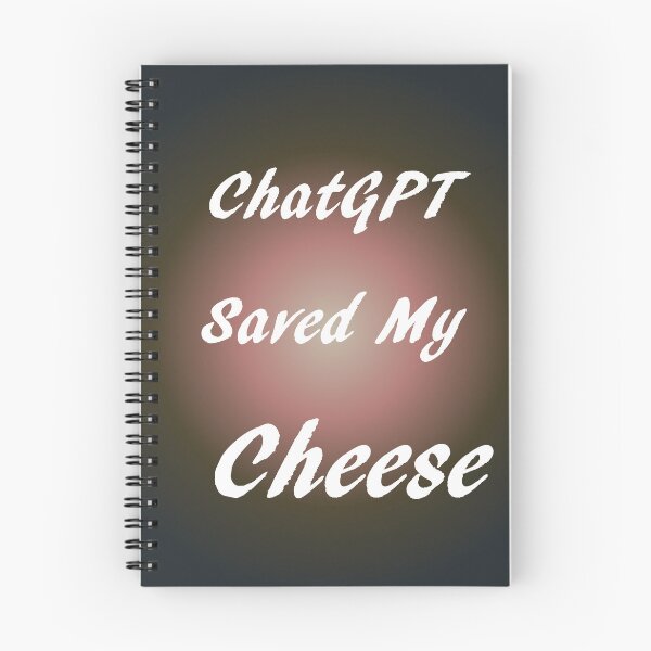 Item preview, AI and ChatGPT is my Hear for Dark Gunmetal  Cheese designed and sold by TechsQuickArt.