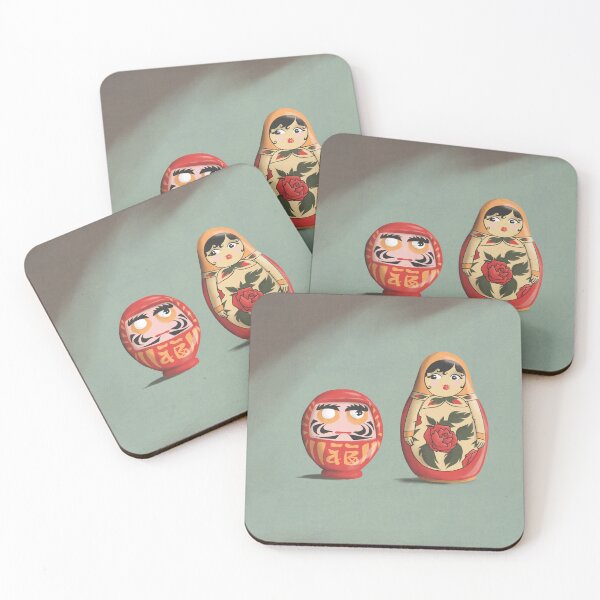 Item preview, Daruma & Matrioshka - Poster designed and sold by TomiAx.