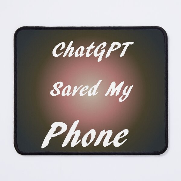 Item preview, ChatGPT Saved My Olive Drab Seven Phone designed and sold by TechsQuickArt.