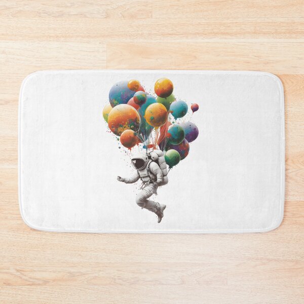 Item preview, Astronaut With Balloons In Space designed and sold by ekachar.