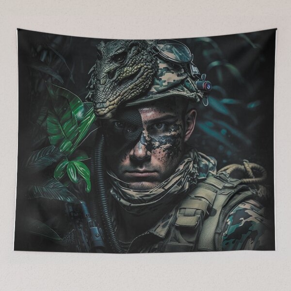 Item preview, Soldier Reptiloid designed and sold by UA-Shirts.