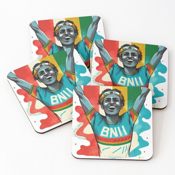 Item preview, Modern icons... inspired by Biniam Girmay designed and sold by LaFugaCycling.