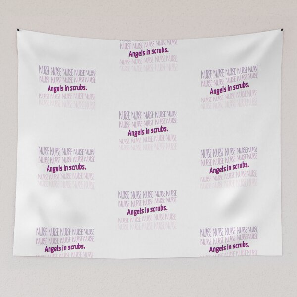 Item preview, Nurses angels in scrubs designed and sold by AnsykD.