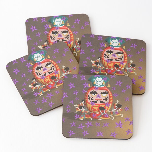 Item preview, Daruma & Kabuki - Poster designed and sold by TomiAx.