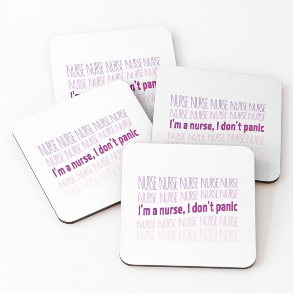 Item preview, I'm a nurse, I don't panic Funny Nurse Quote  designed and sold by AnsykD.