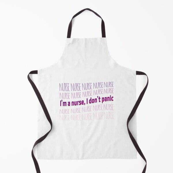 Item preview, I'm a nurse, I don't panic Funny Nurse Quote designed and sold by AnsykD.