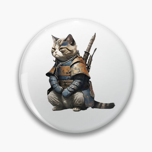 Item preview, Beautiful Samurai Cat designed and sold by ekachar.