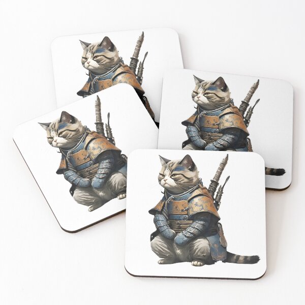 Item preview, Beautiful Samurai Cat designed and sold by ekachar.
