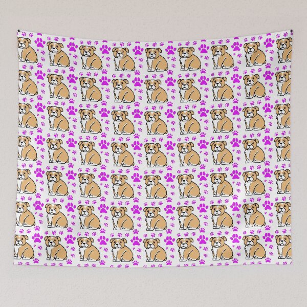 Item preview, cute doggo patterns magenta  designed and sold by Chaoticzarts.